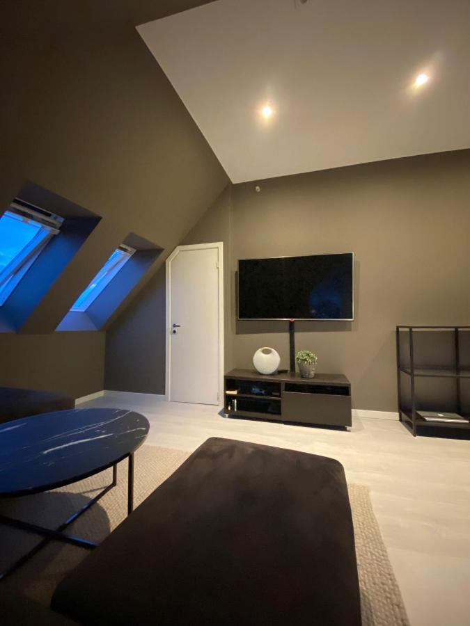 Penthouse With Private Balcony In The City Centre Of Bergen Appartement Buitenkant foto